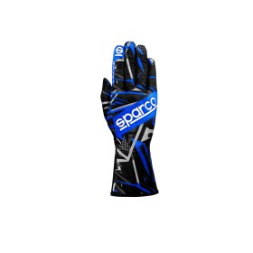 GUANTES SPARCO K-ROOKIE NEGRO/AZUL TALLA 13