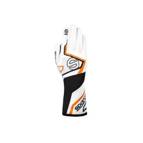 GUANTES SPARCO K-TIDE+ BLANCO/NARANJA TALLA 8