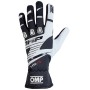 GUANTES OMP KART KS-3 NEGRO/BLANCO TALLA S