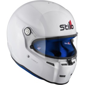 CASCO KARTING ST5FN HOMOLOGACION K2020 BLANCO/INTERIOR AZUL TALLA 63