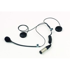 KIT MICRO Y AURICULARES CASCO ABIERTO TIPO STILO TROPHY CONEXIÓN HEMBRA JACK 6,3