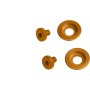 KIT DE TORNILLOS DORADO PARA FRONTAL DEL CASCO ST5