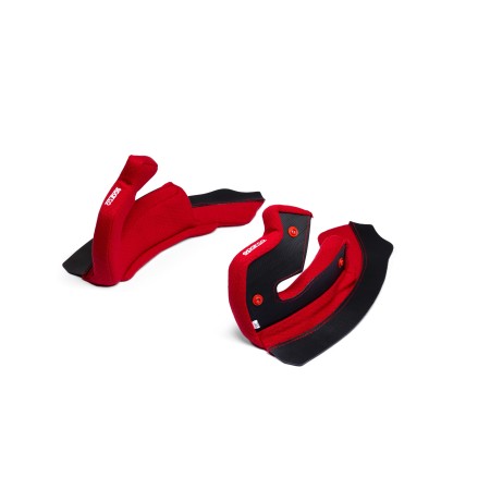 ALMOHADILLAS MEJILLAS CASCO SPARCO STEALTH ROJAS TALLA XL