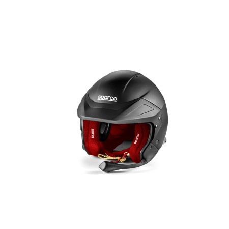 CASCO SPARCO FLUX RJ-I 8859-24 NEGRO INTERIOR ROJO TALLA XXL
