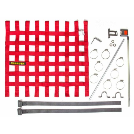 RED DE VENTANA  TAMAÑO II INCL. MONTAJE MATERIALES ADECUADOS ROJO SCHROTH