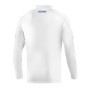 CAMISETA LARGA CUELLO ALTO LONG SLEEVE MR TALLA S BLANCO