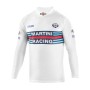 CAMISETA LARGA CUELLO ALTO LONG SLEEVE MR TALLA M BLANCO
