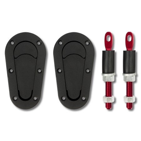 KIT CIERRE CAPOT AERO NEGRO OCC MOTORSPORT