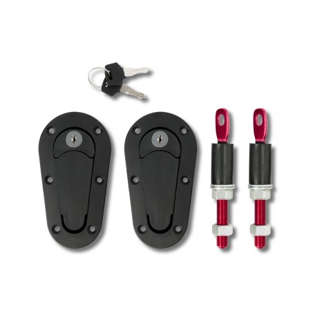 KIT CIERRE CAPOT AERO LLAVE NEGRO OCC MOTORSPORT