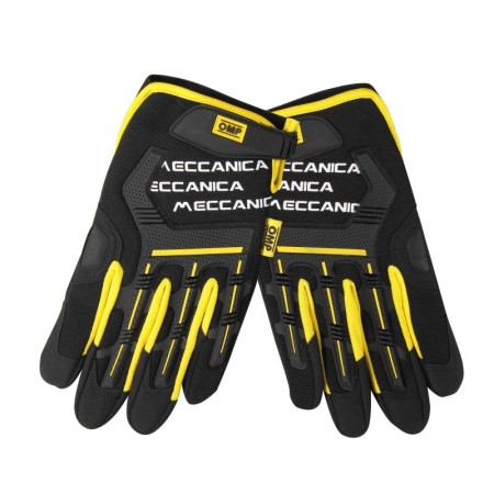 OMP MECCANICA MECH GUANTES NEGRO YELL. S