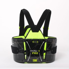COSTILLAR OMP KS-1 PRO NEGRO / AMARILLO FLUO TALLA M