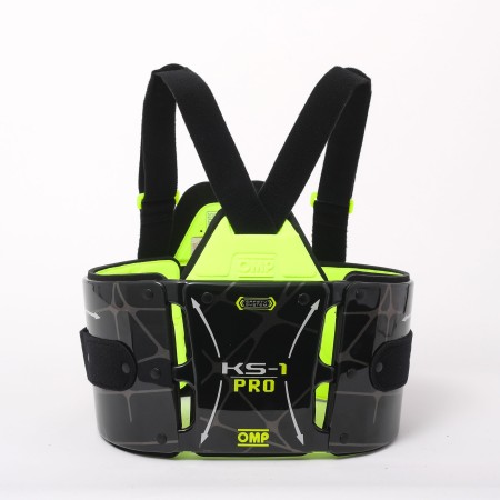 COSTILLAR OMP KS-1 PRO NEGRO/AMARILLO FLUO TALLA XL-WIDE