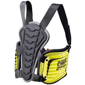 COSTILLAR OMP KART PRO RIB NEGRO / AMARILLO FLUO TALLA M/L