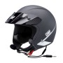 CASCO OMP STAR CON INTECOMUNICADOR ECE 22.06 NEGRO MATE TALLA M