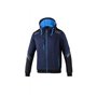 SUDADERA SPARCO CON CREMALLERA TALLA XS AZUL MARINO/AZUL