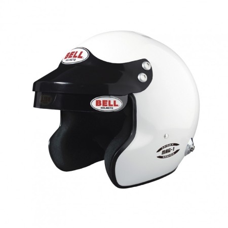 CASCO BELL MAG-1 BLANCO (HANS) TALLA S(57-58) FIA8859-2024