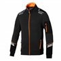 CHAQUETA SPARCO CON CREMALLERA TECH TALLA XS NEGRO/NARANJA