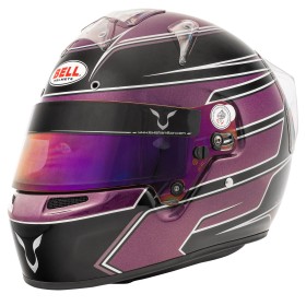 CASCO BELL KC7-CMR LEWIS HAMILTON KARTING NEGRO/MORADO TALLA 55 CMR2016
