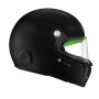 CASCO STILO ST5 CMR NEGRO MATE INTERIOR VERDE KARTING TALLA 55