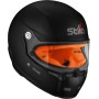 CASCO STILO ST5 CMR NEGRO MATE INTERIOR NARANJA KARTING TALLA 55