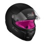 CASCO STILO ST5 CMR NEGRO MATE INTERIOR ROSA KARTING TALLA 55