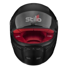 CASCO STILO ST5 CMR NEGRO MATE INTERIOR ROJO KARTING TALLA 55