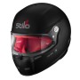 CASCO STILO ST5 CMR NEGRO MATE INTERIOR ROJO KARTING TALLA 55