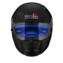 CASCO STILO ST5 CMR NEGRO MATE INTERIOR AZUL KARTING TALLA 57