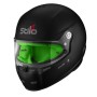 CASCO STILO ST5 CMR NEGRO MATE INTERIOR VERDE KARTING TALLA 57
