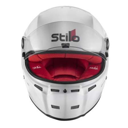 CASCO STILO ST5 CMR BLANCO INTERIOR ROJO KARTING TALLA 54