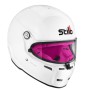 CASCO STILO ST5 CMR BLANCO INTERIOR ROSA KARTING TALLA 55