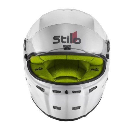 CASCO STILO ST5 CMR BLANCO INTERIOR AMARILLO KARTING TALLA 55