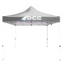 CARPA RACING 3X3M ACERO INOX GRIS 40MM 420 OXFORD