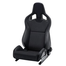ASIENTO RECARO CROSS SPORTSTER CS AIRBAG CALEFACCION PIEL ARTIFICIAL NEGRO/DINAMICA NEGRO COPILOTO