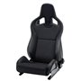 ASIENTO RECARO CROSS SPORTSTER CS AIRBAG CALEFACCION PIEL ARTIFICIAL NEGRO/DINAMICA NEGRO COPILOTO