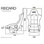 ASIENTO RECARO (TUV) POLE POSITION CARBON - PIEL NEGRO PILOTO&COPILOTO