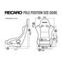 ASIENTO RECARO (TUV) POLE POSITION - PIEL ARTIFICIAL NEGRO/DINAMICA ROJO PILOTO&COPILOTO