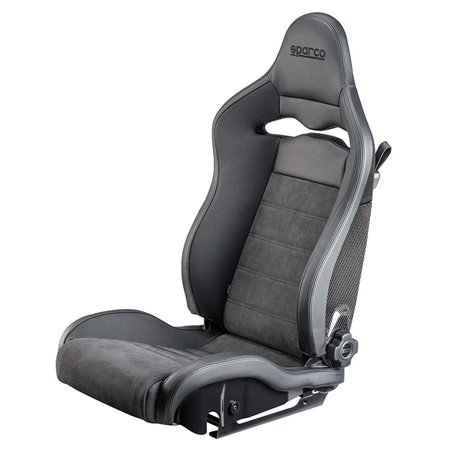 ASIENTO SPX SPARCO PIEL ALCANTARA NEGRO PILOTO