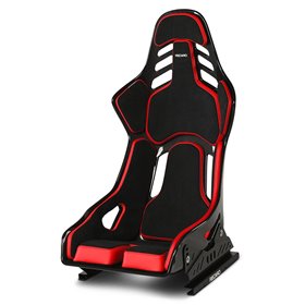 ASIENTO RECARO PODIUM NEGRO/ROJO ABE + FIA L PILOTO