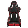 ASIENTO RECARO PODIUM NEGRO/ROJO ABE + FIA L PILOTO