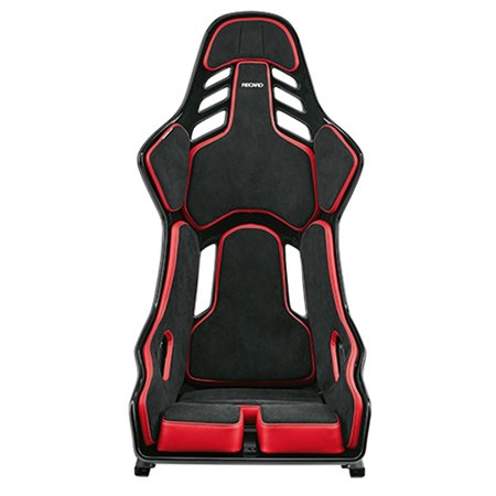 ASIENTO RECARO PODIUM GF ALCANTARA NEGRO/CUERO ROJO TALLA M PILOTO