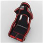 ASIENTO RECARO PODIUM GF ALCANTARA NEGRO/CUERO ROJO TALLA M COPILOTO