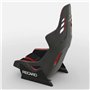 ASIENTO RECARO PODIUM GF ALCANTARA NEGRO/CUERO ROJO TALLA L PILOTO