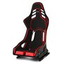 ASIENTO RECARO PODIUM GF ALCANTARA NEGRO/CUERO ROJO TALLA L COPILOTO