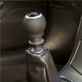 POMO OEM CORTO PIEL NEGRA GATILLO 27MM CS6