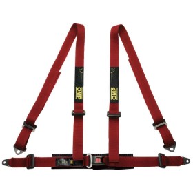 ARNES OMP ROAD 4 PUNTOS 2" SUJECCION TORNILLO ECE 16-08 ROJO