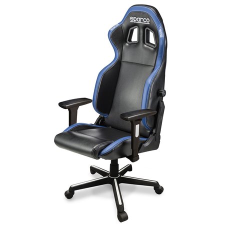 ICON SILLA GAMING/OFICINA  NEGRO/AZUL