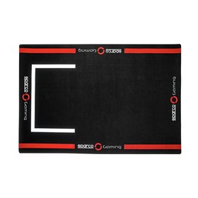 ALFOMBRA COCKPIT 180X120MM NEGRO/ROJO