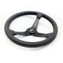 VOLANTE DESPLAZADO MOD. CLASSIC PIEL PERFORADA BRAZOS NEGROS OCC MOTORSPORT