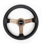 VOLANTE PLANO MOD. CLASSIC PIEL PERFORADA BRAZOS BRONCE OCC MOTORSPORT